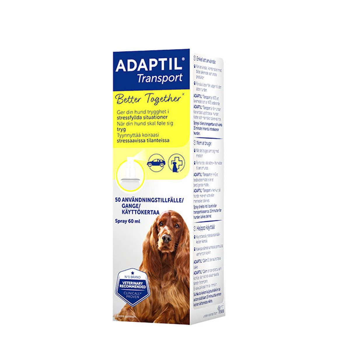 Adaptil spray til hund 60 ml.