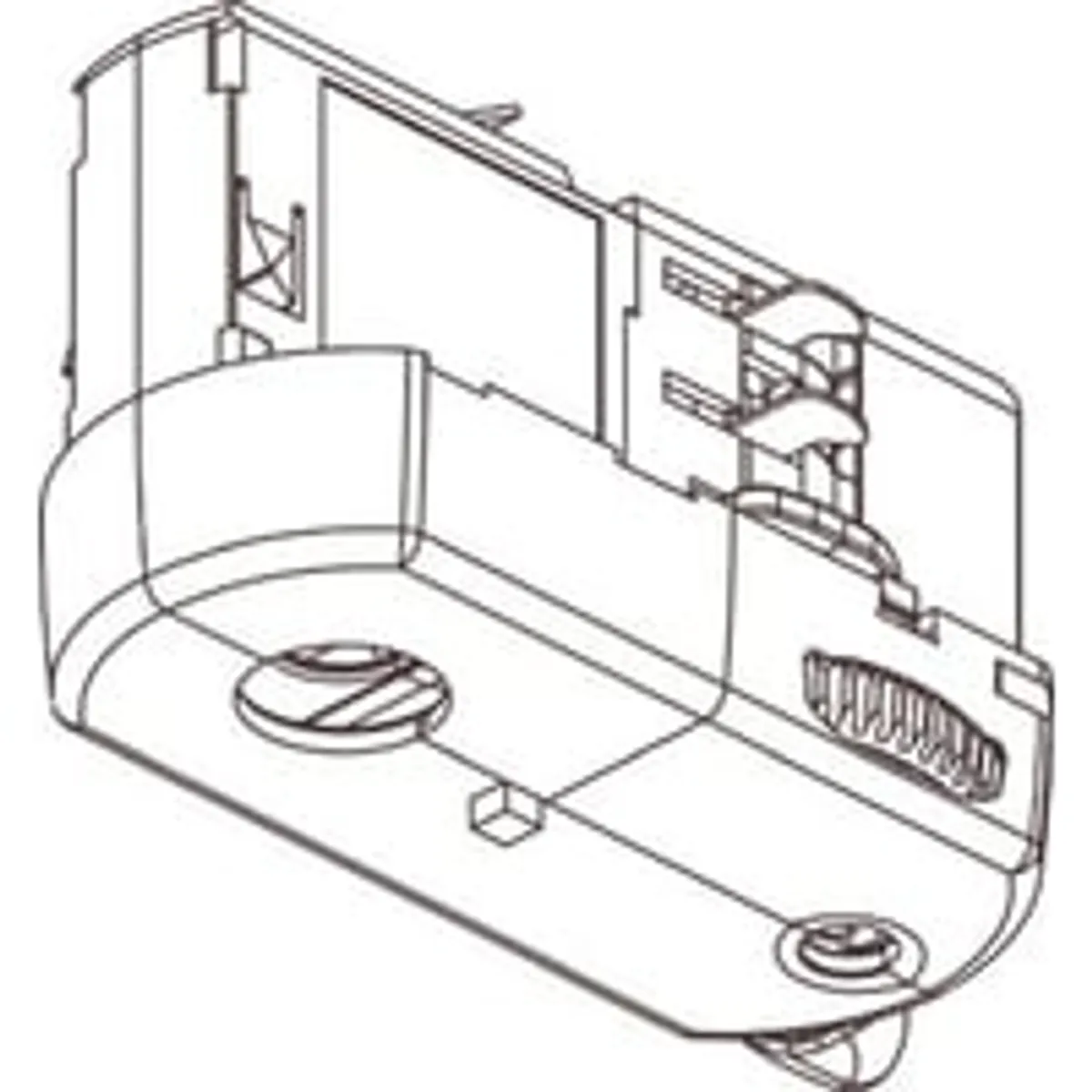 ADAPTOR U3 M/TILBEHR HVID