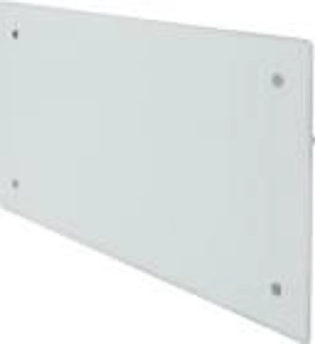 Adax Glas Varmepanel Clea H 06 KWT, 600W 230V med WiFi, 340x676mm, hvid