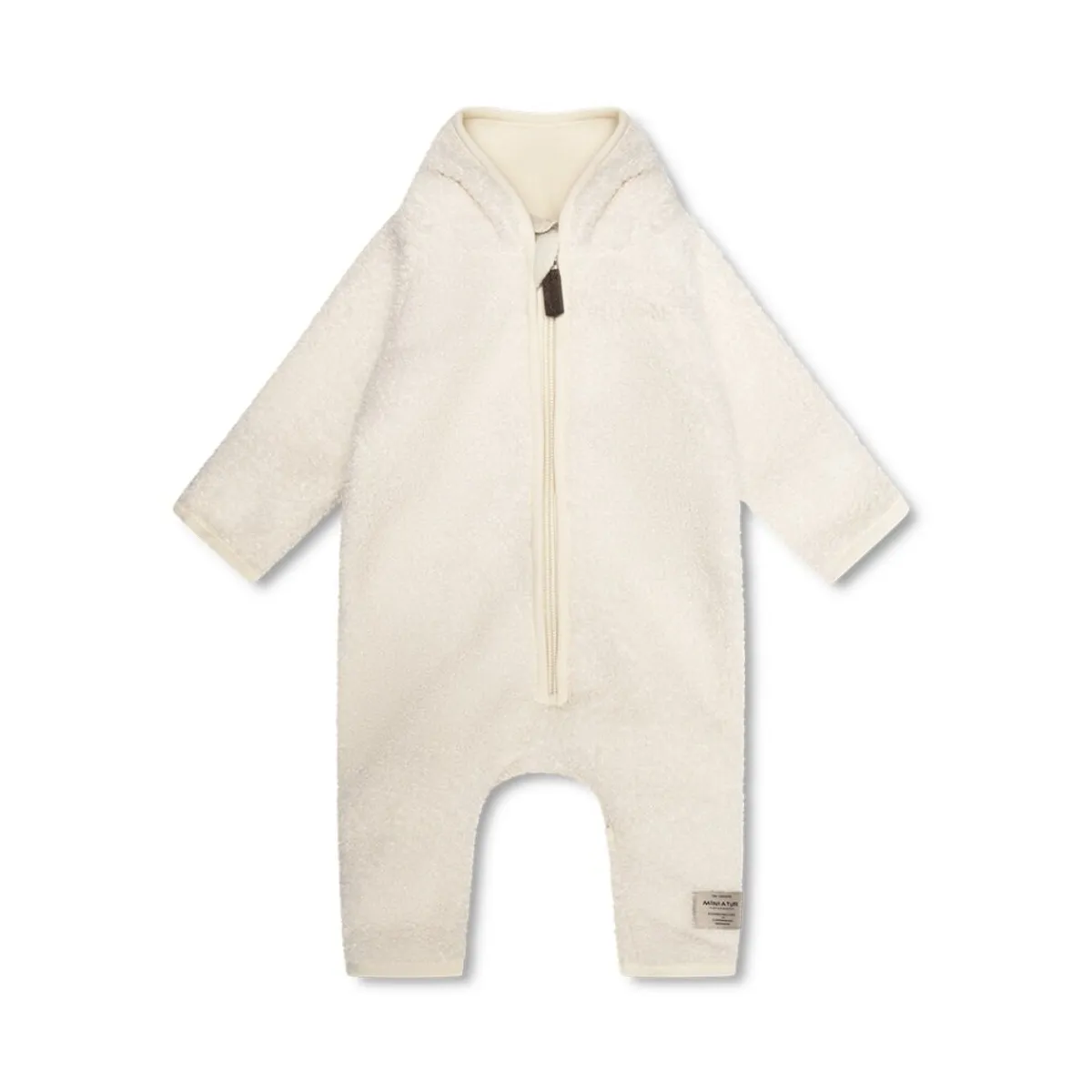 ADEL teddyfleece dragt - Angora cream - 56