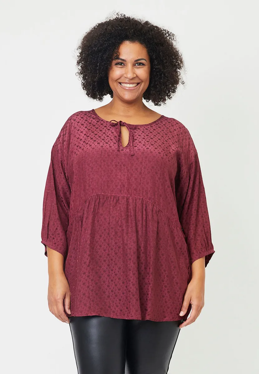 Adia - Bluse - Adabbigale - Burgundy - L/50-52