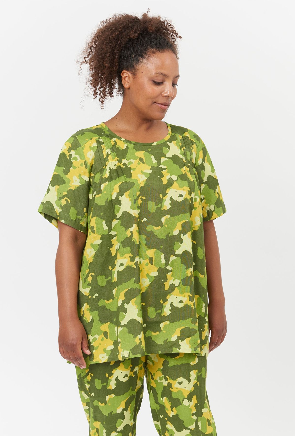 Adia - Bluse - Adbertina - Pine Green - M/46-48