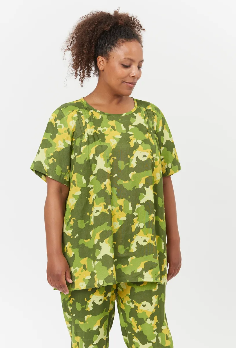 Adia - Bluse - Adbertina - Pine Green - S/42-44