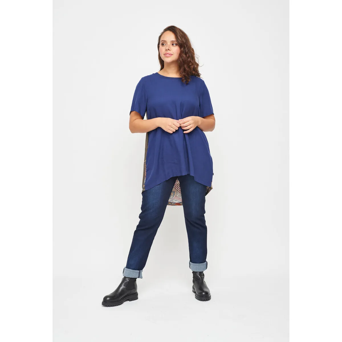 Adia - Bluse - Adkarli - Midnight Navy - M/46-48