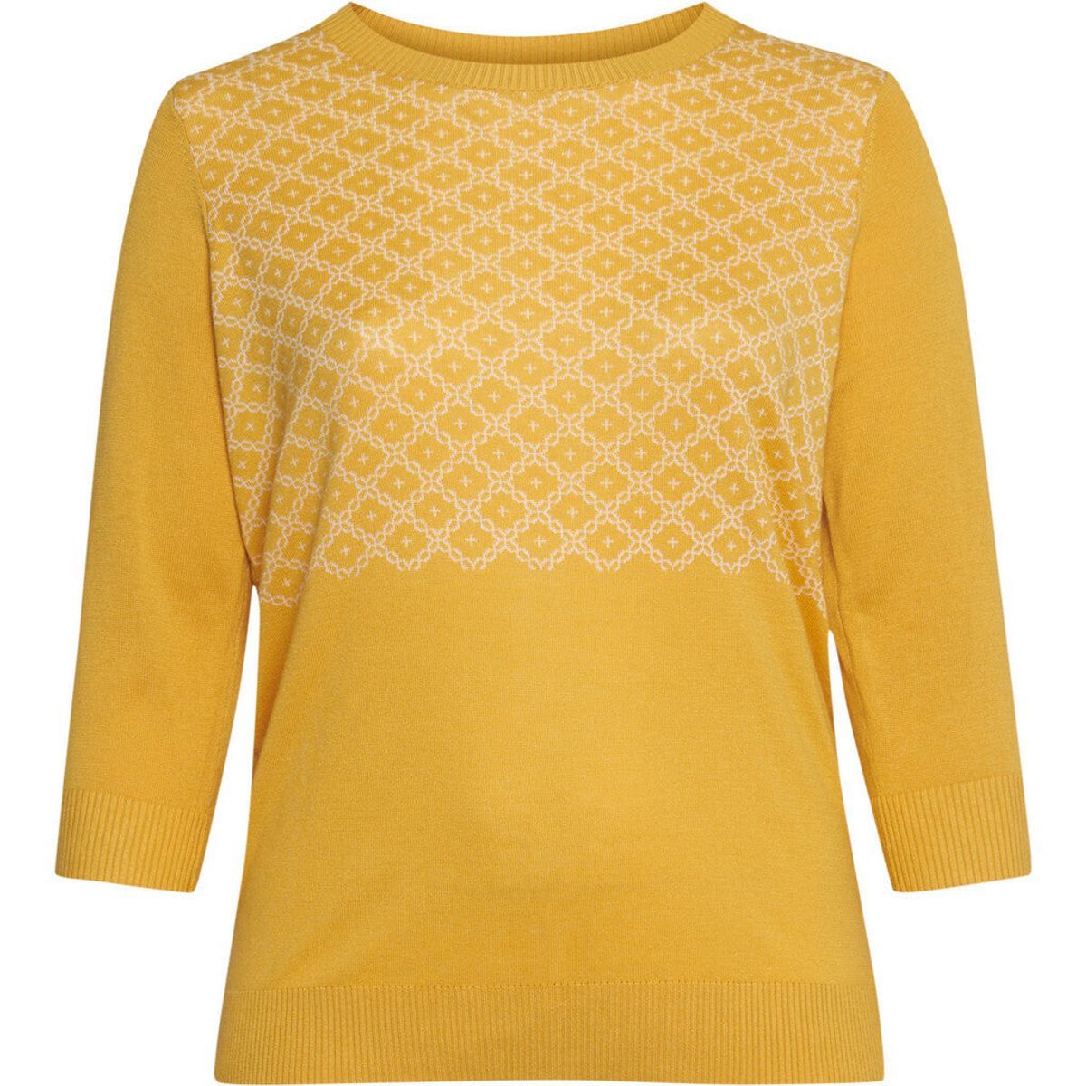 Adia - Bluse - Adlappi - Yoke Yellow - Xs/38-40