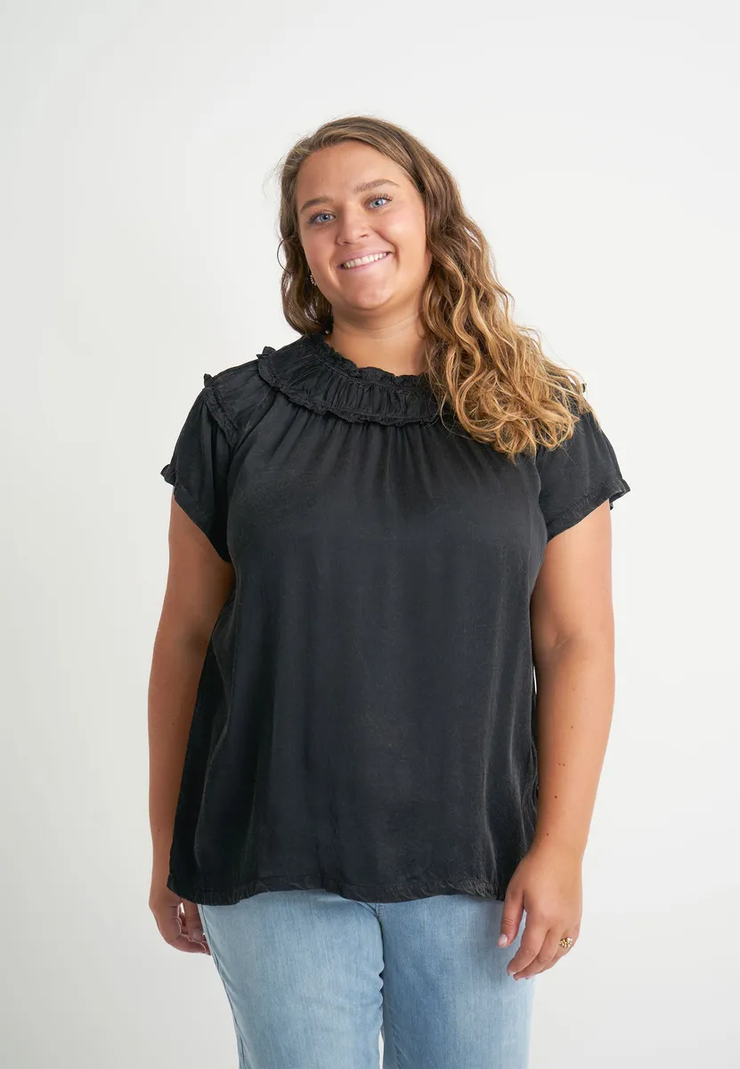 Adia - Bluse - Adlempi - Black - Xs