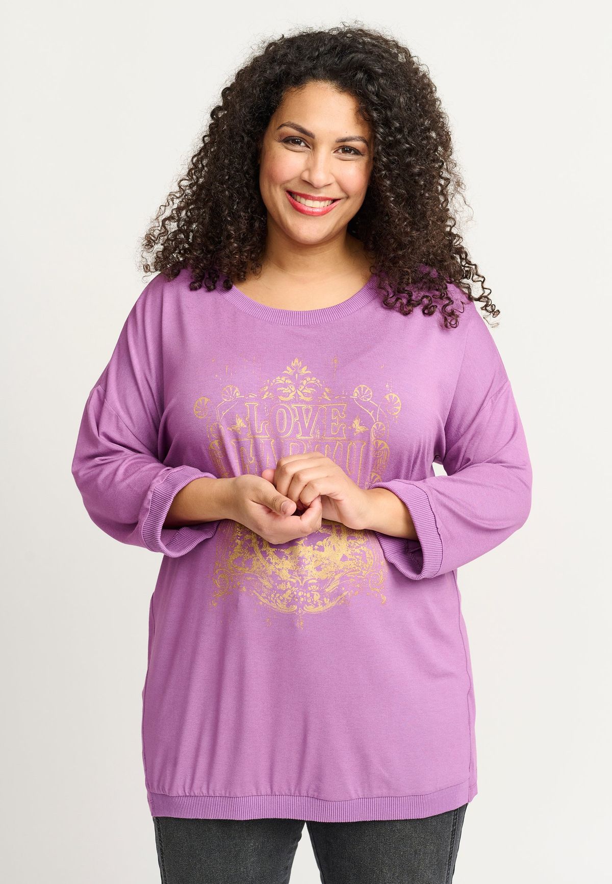 Adia - Bluse - Admarge - Purple Haze - M/46-48