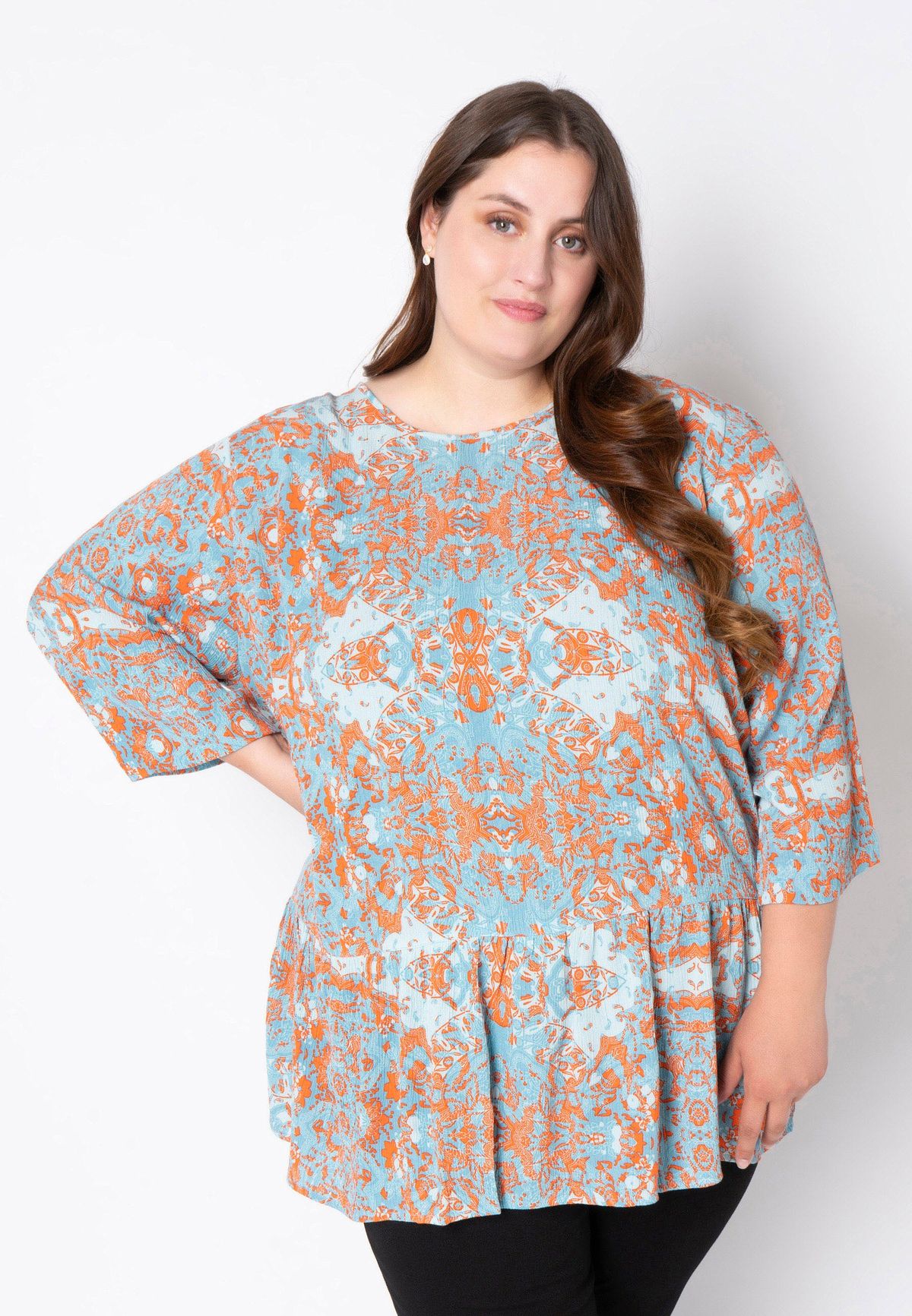 Adia - Bluse - Adsille - Dolphin Blue - Xl/54-56