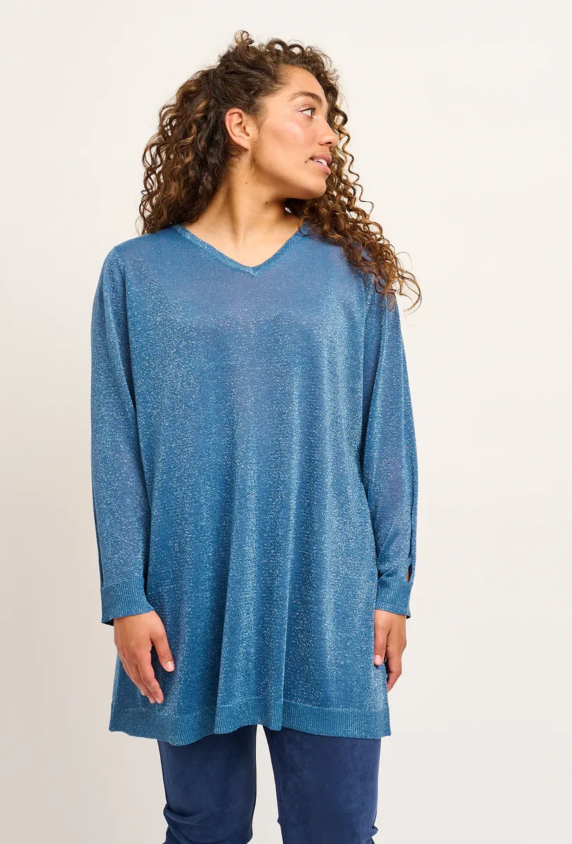 Adia - Bluse - Adsusanne - Federal Blue - Xl/54-56