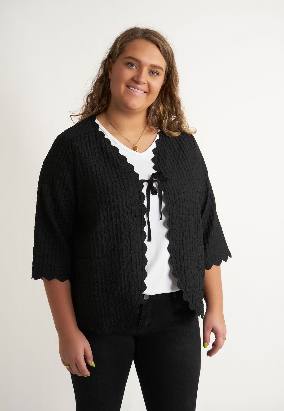 Adia - Cardigan - Adbecca - Black - L/50-52