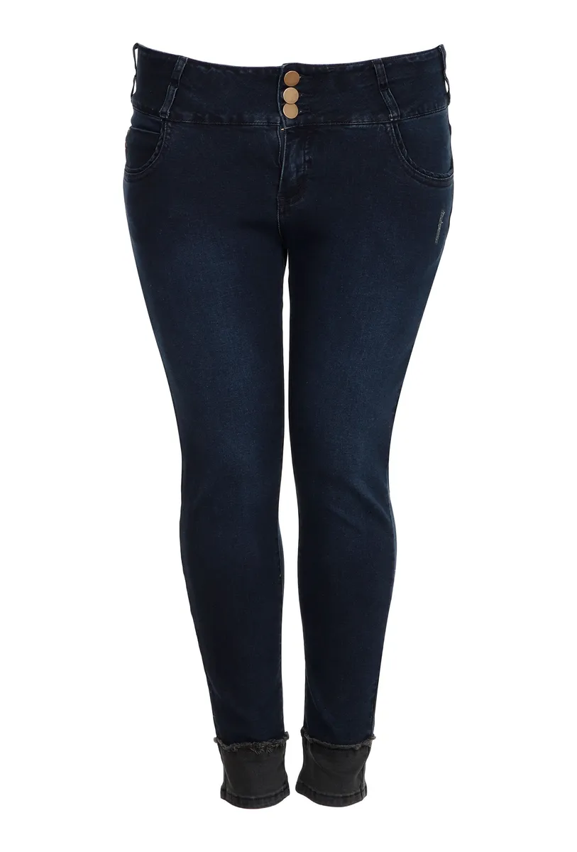 Adia - Jeans - Adhaley - Dark Blue Denim - 48