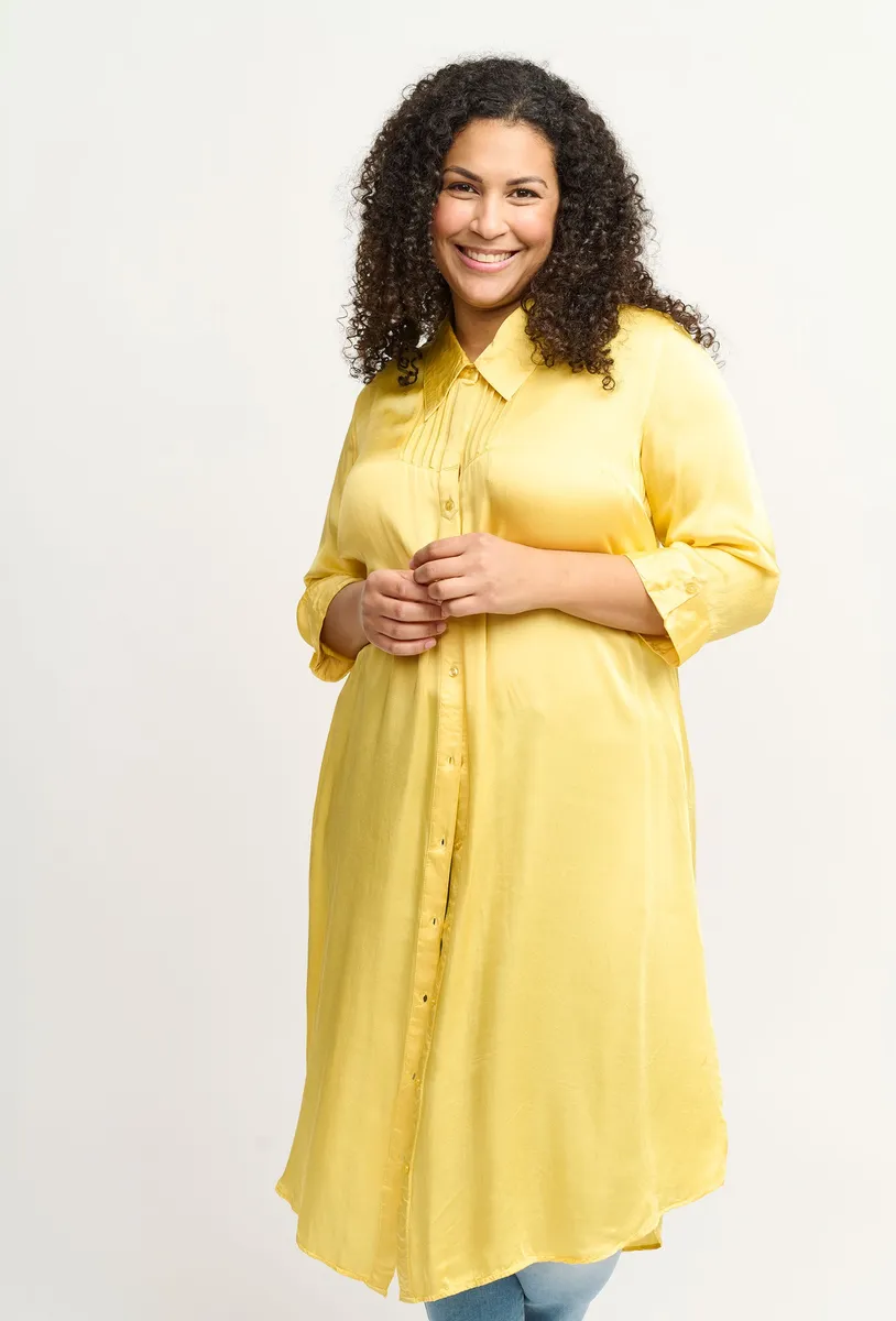 Adia - Kjole - Adlexan - Yoke Yellow - S/42-44