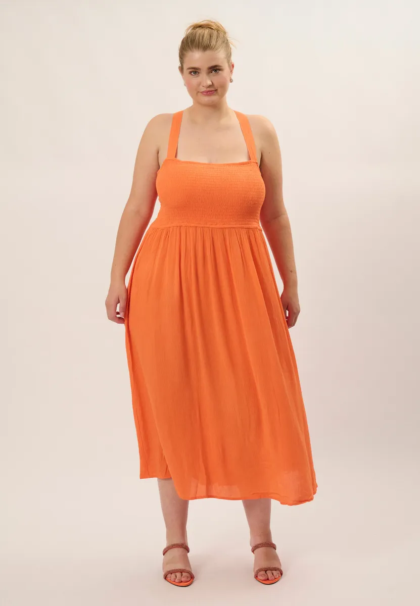 Adia - Kjole - Adpetra - Spring Orange - L/50-52