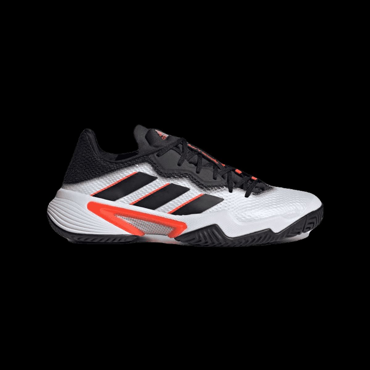 Adidas Barricade AC (Mens, Hvid/Sort/Orange) Padelsko - 41 1/3