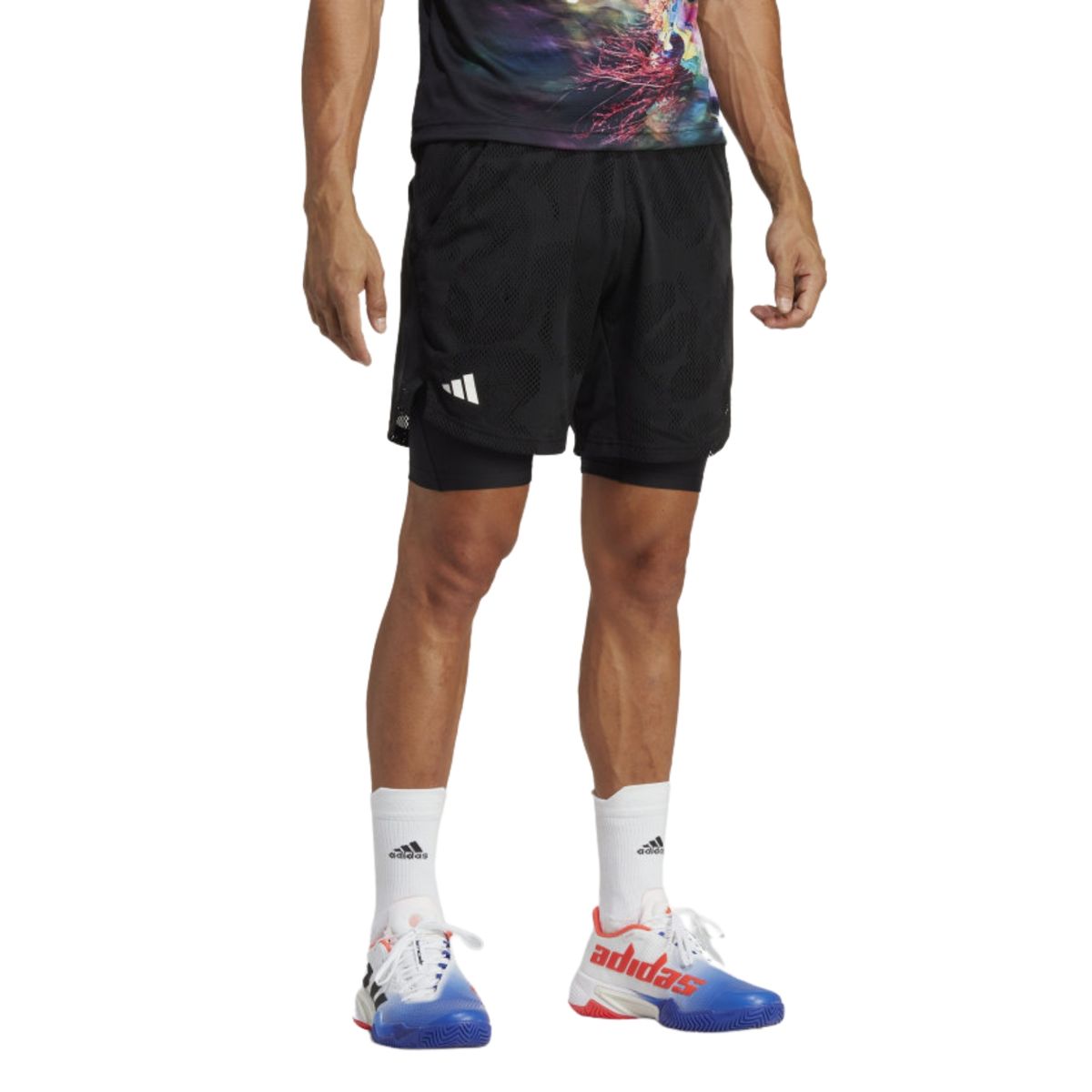 Adidas Melbourne Ergo Printed Short 7 Black