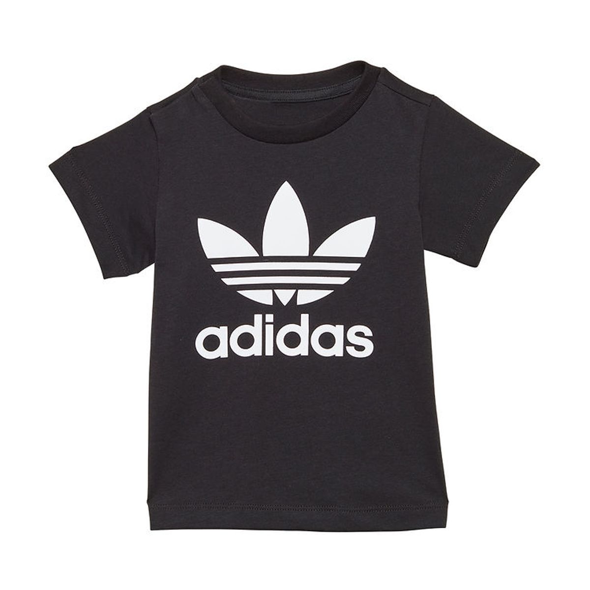 adidas Originals T-shirt - Trefoil - Sort/Hvid