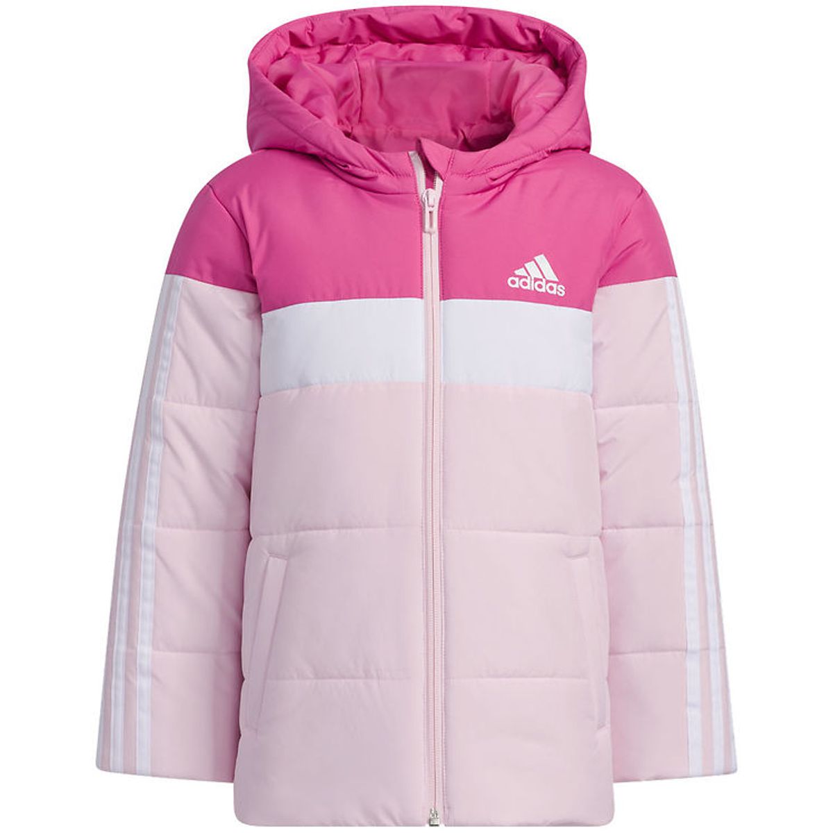 adidas Performance Dynejakke - LK Pad JKT - Rosa/Hvid