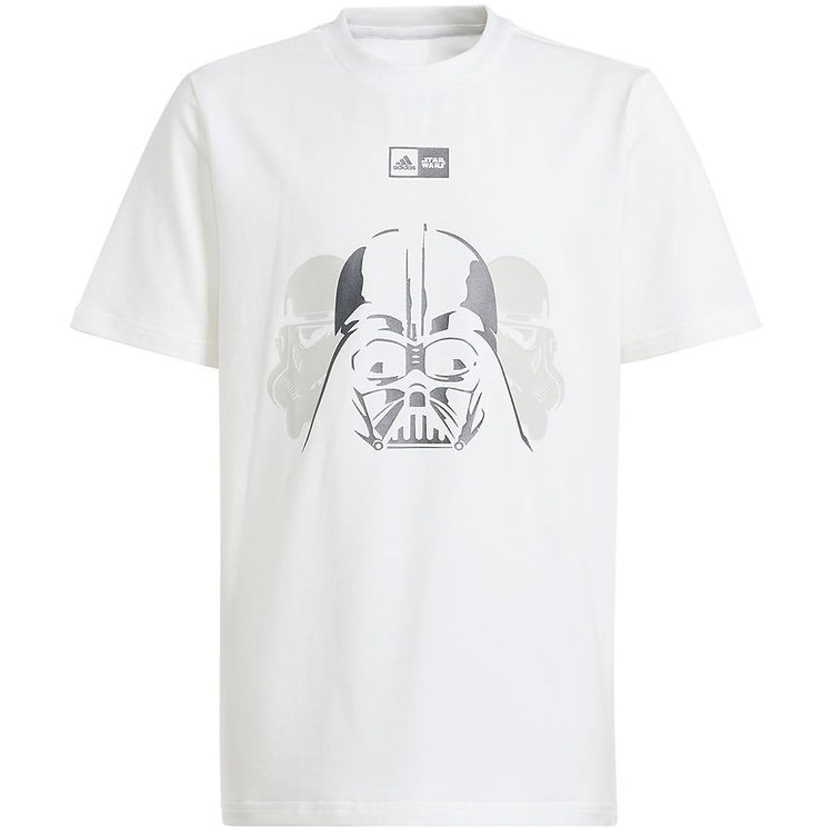 adidas Performance T-shirt - J SW GFX T - Hvid