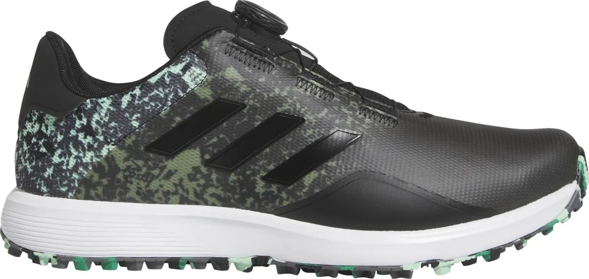 Adidas S2G SL (2023) BOA Vandtætte Herre Golfsko Uden Spikes - Cblack/Cblack/Pulmin - Str. 46 2/3 Normal