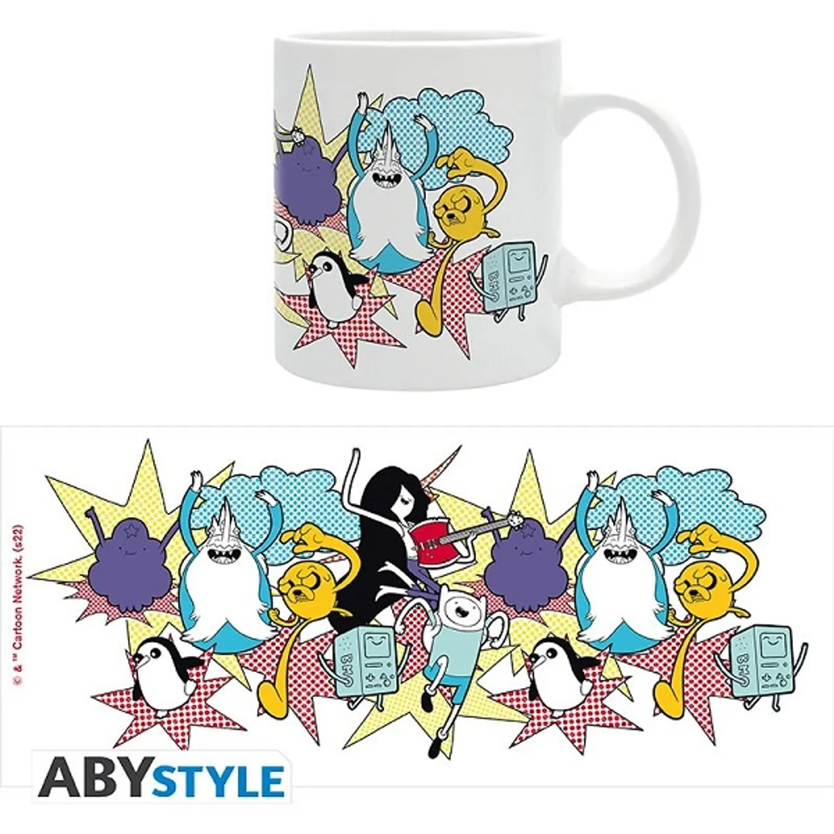 Adventure Time - Halftone Characters - Mug 320ml