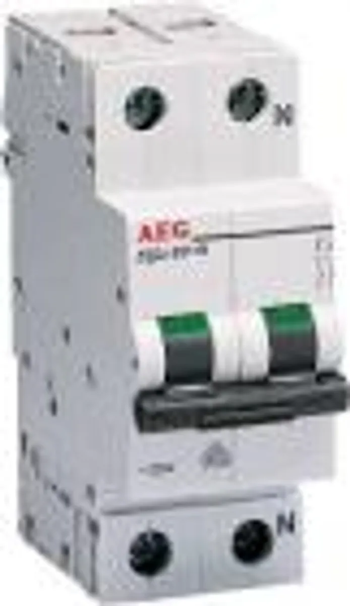 AEG automatsikring 1P+N 4A "C" 10KA - 2 modul