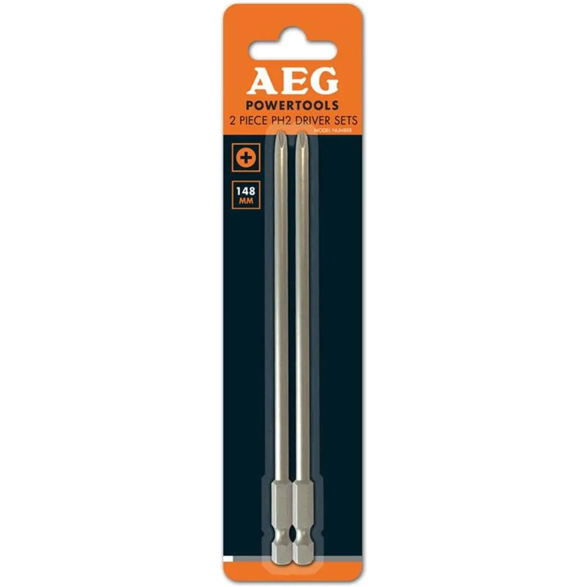 AEG bits PH2 148mm 2 stk.