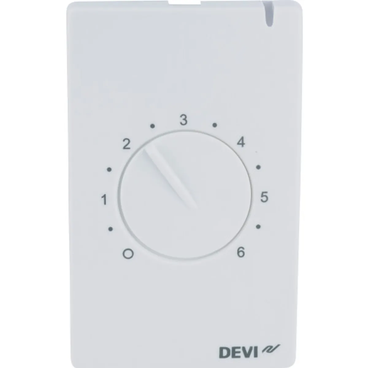 Afdækning for DEVIreg 233 elgulvvarme termostat, 1½ modul, hvid