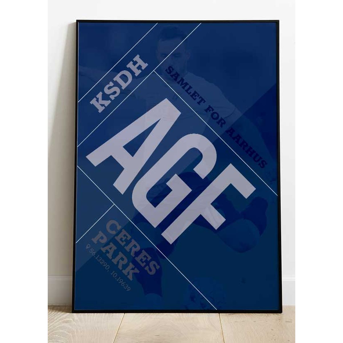 AGF-plakat - Samlet for Aarhus - 50 x 70 cm - Kr. 279,-