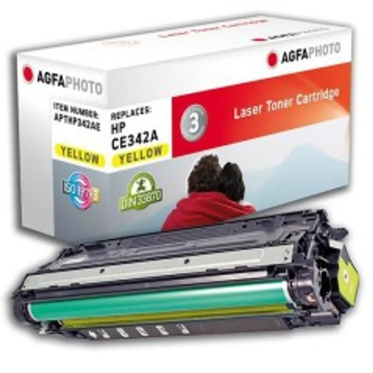 AgfaPhoto Toner Yellow, rpl CE342A/651A