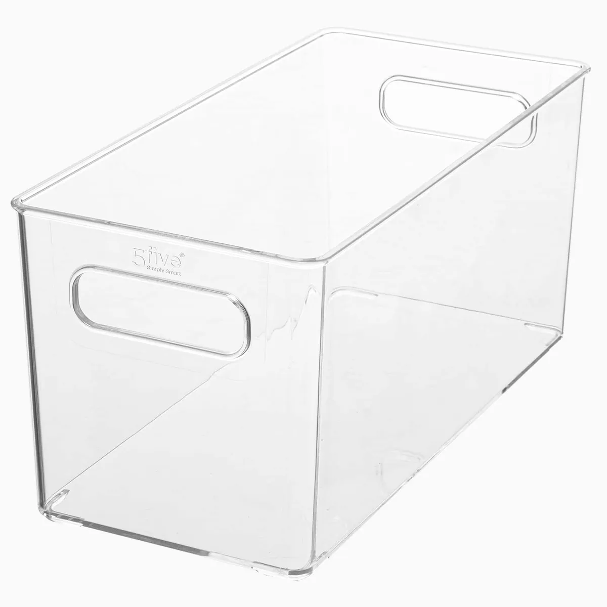 Agnete - Kasser i klar plast - Transparent - 15cm x 31cm x 14,3cm