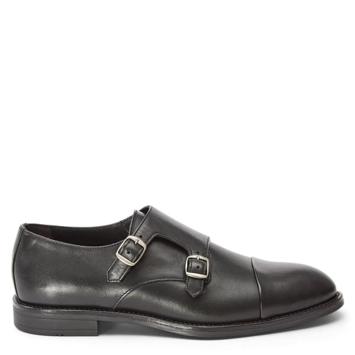 Ahler - 98900 Dobbelt Monk Strap Dress Sko