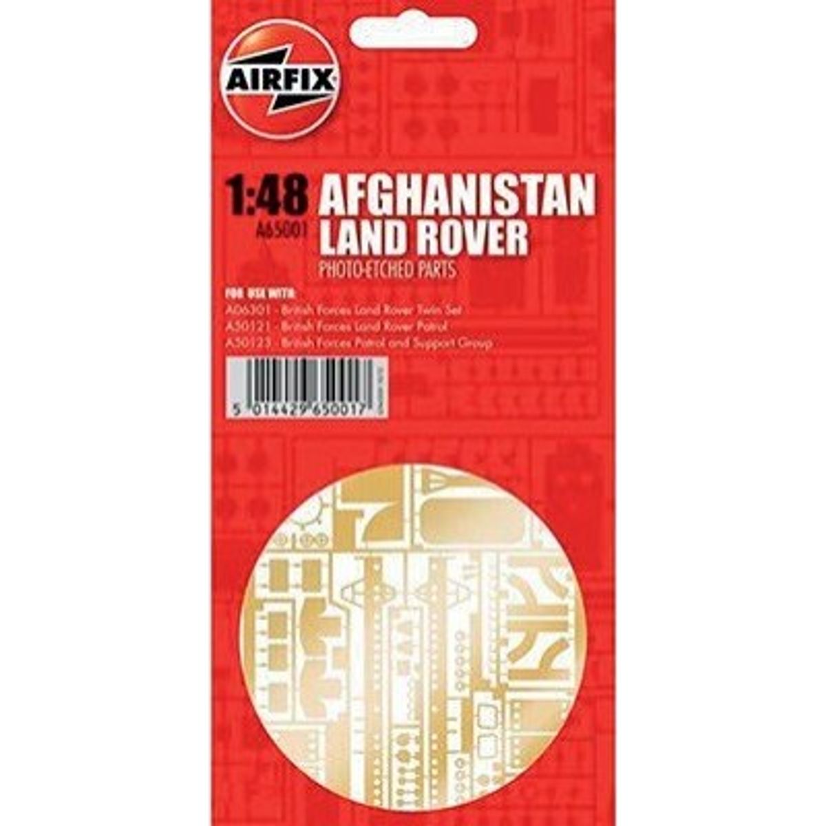 Airfix - Afghanistan Land Rover Etched Parts - 1:48 - A65001