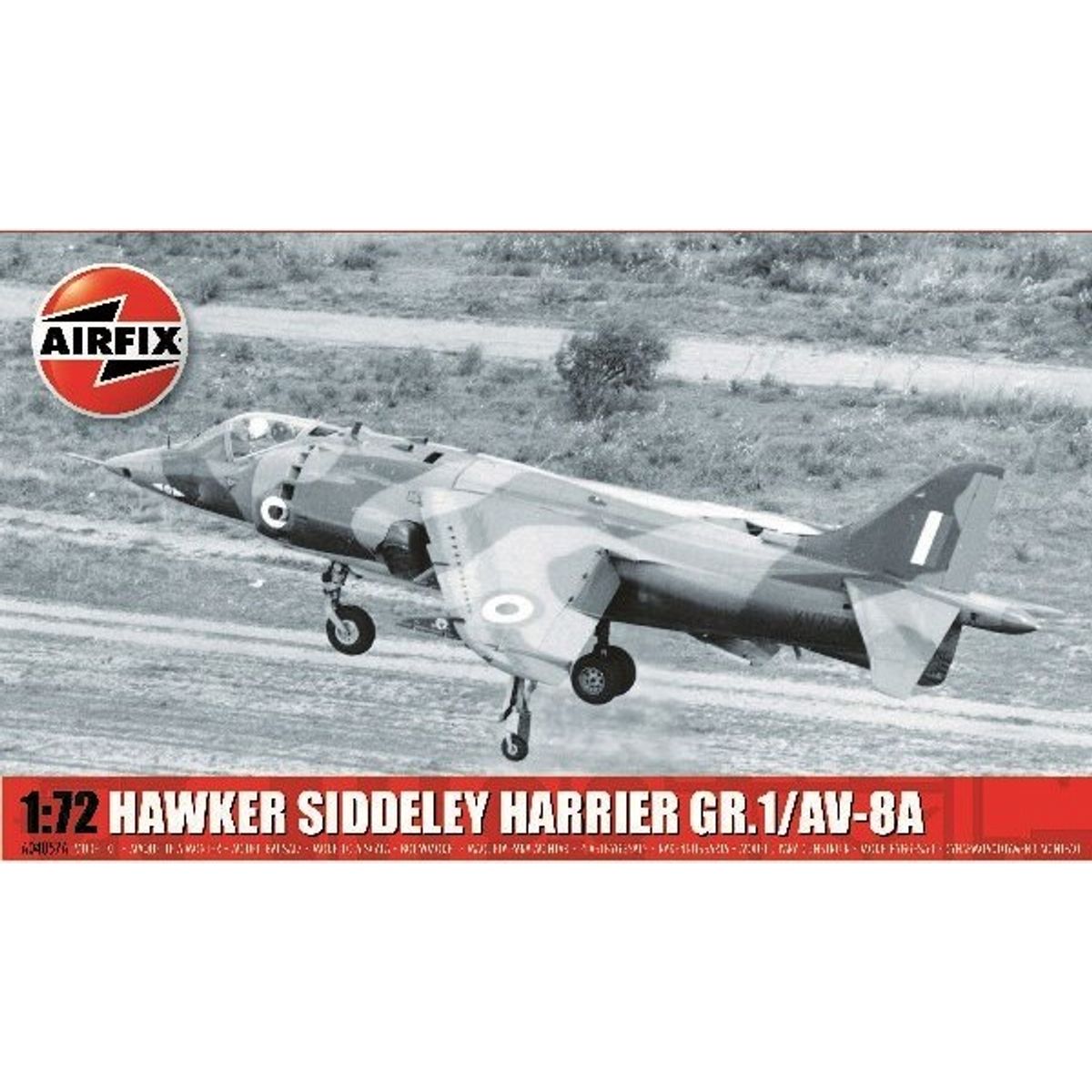 Airfix - Hawker Siddeley Harrier Gr.1 - 1:72 - A04057a