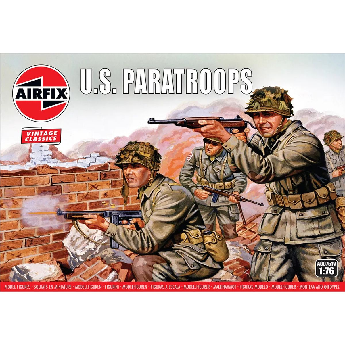 Airfix - U.s. Paratroops - Vintage Classics - 1:76 - A00751v