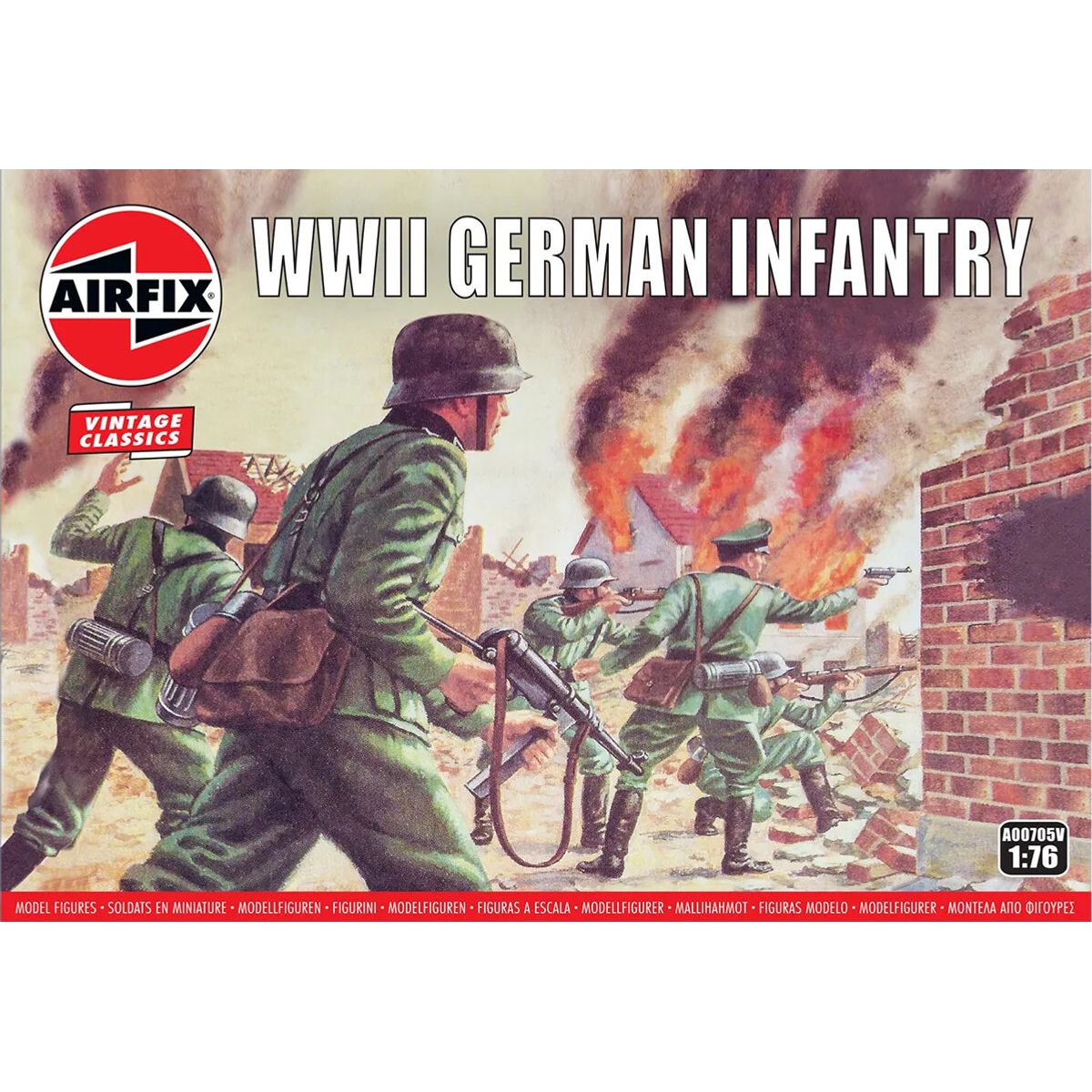 Airfix - Wwii German Infantry - Vintage Classics - 1:76 - A00705v