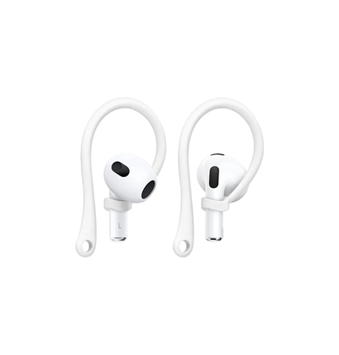 AirPods (1/2. Gen.) | Silikone Earhook - Hank til Ørene - Hvid