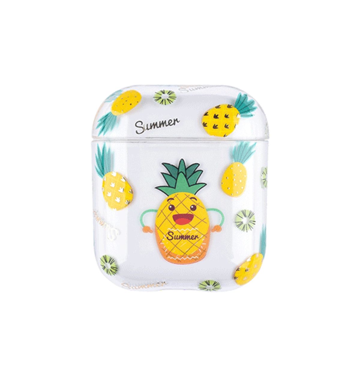 AirPods 1/2 | Hello Summer Beskyttelse Cover - Pineapple