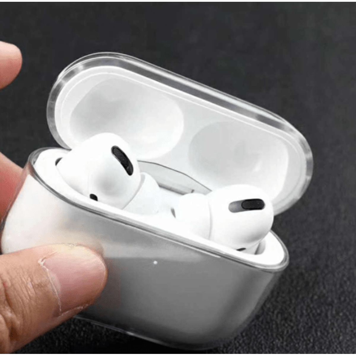 AirPods Pro silikone cover - Gennemsigtigt - iHero