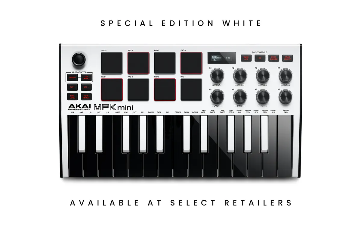 Akai MPK Mini Mk3 (Hvid)