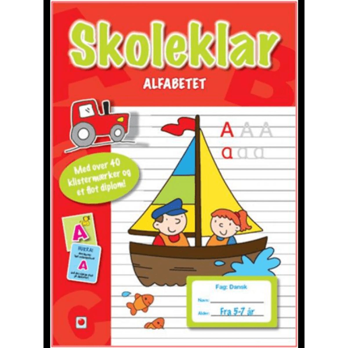 Aktivitetsbog Skoleklar: Alfabetet - Legekammeraten.dk