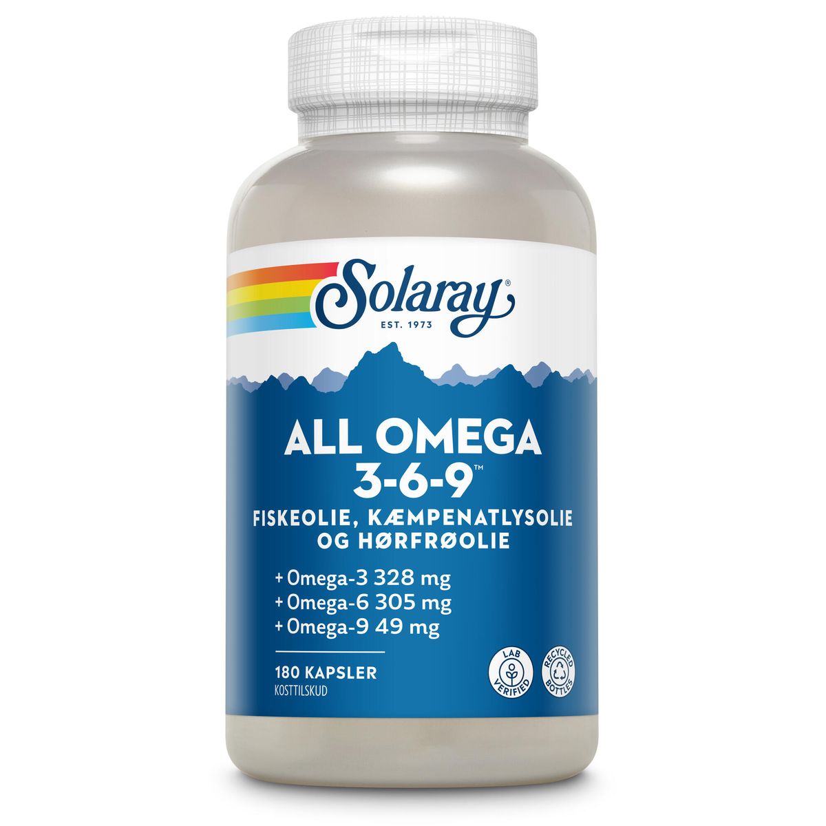 All Omega 3-6-9 Solaray - 180 kapsler