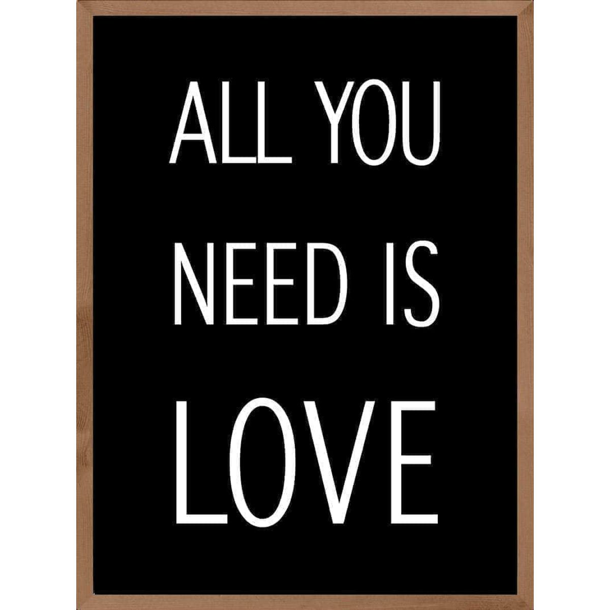 All you need is love plakat