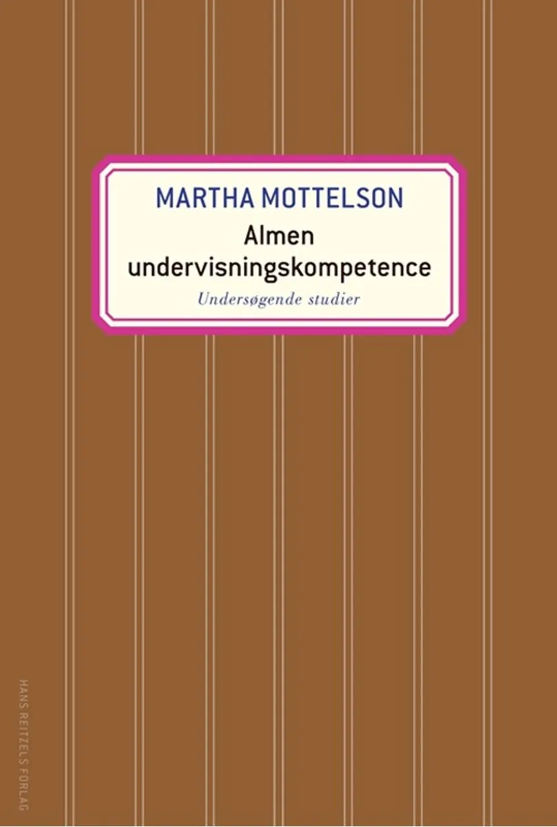 Almen undervisningskompetence