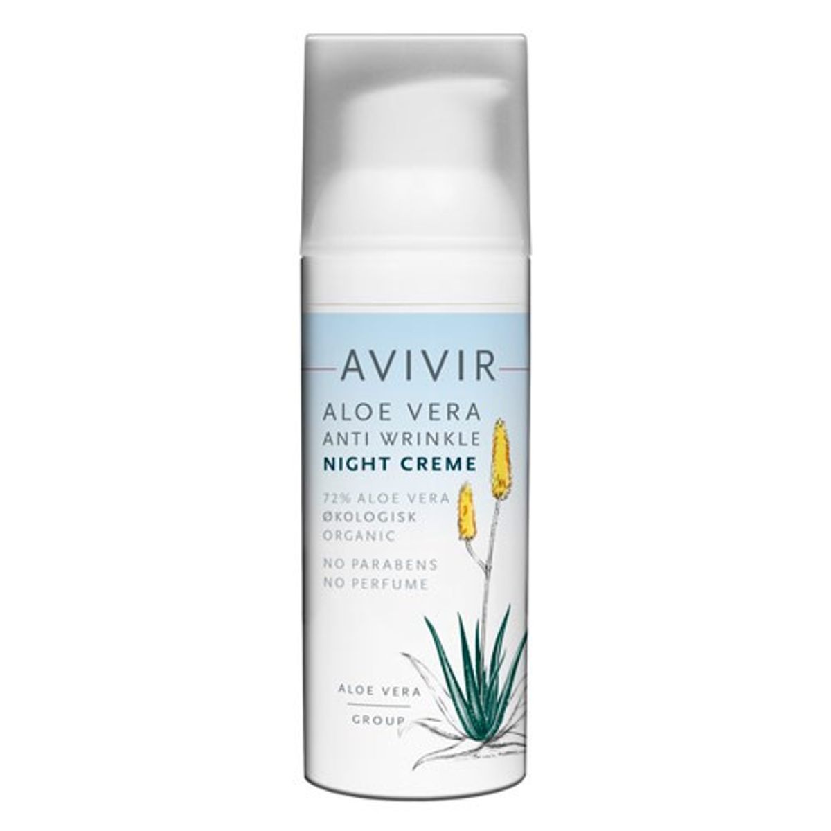 AloeVera Anti Wrinkle Night creme - 50 ml - Avivir