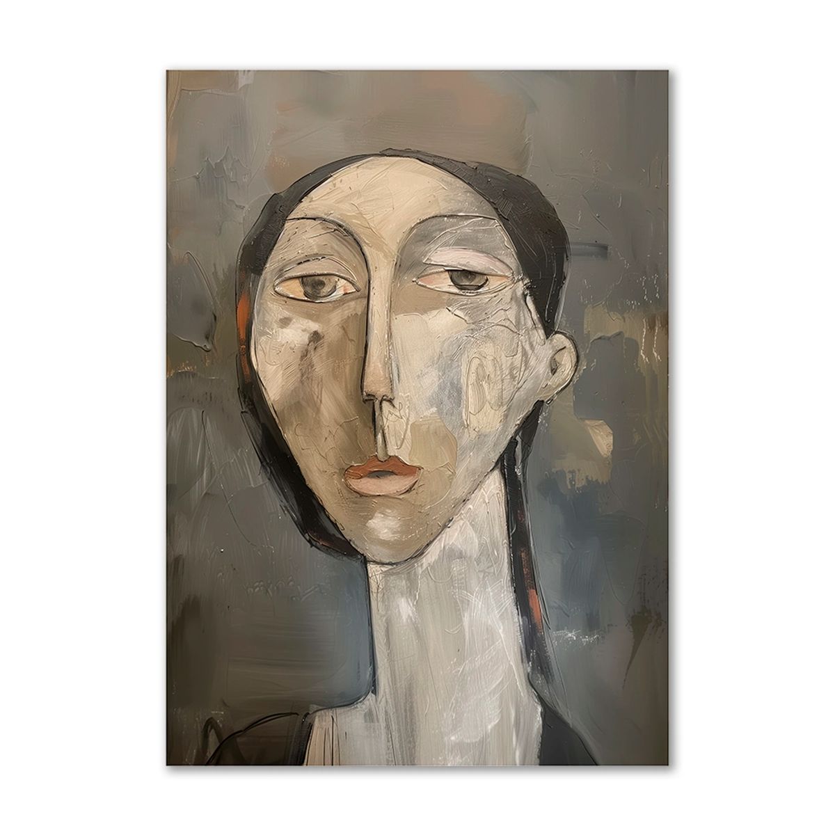 Aloof Elegance - 70x100 cm. - Ingen