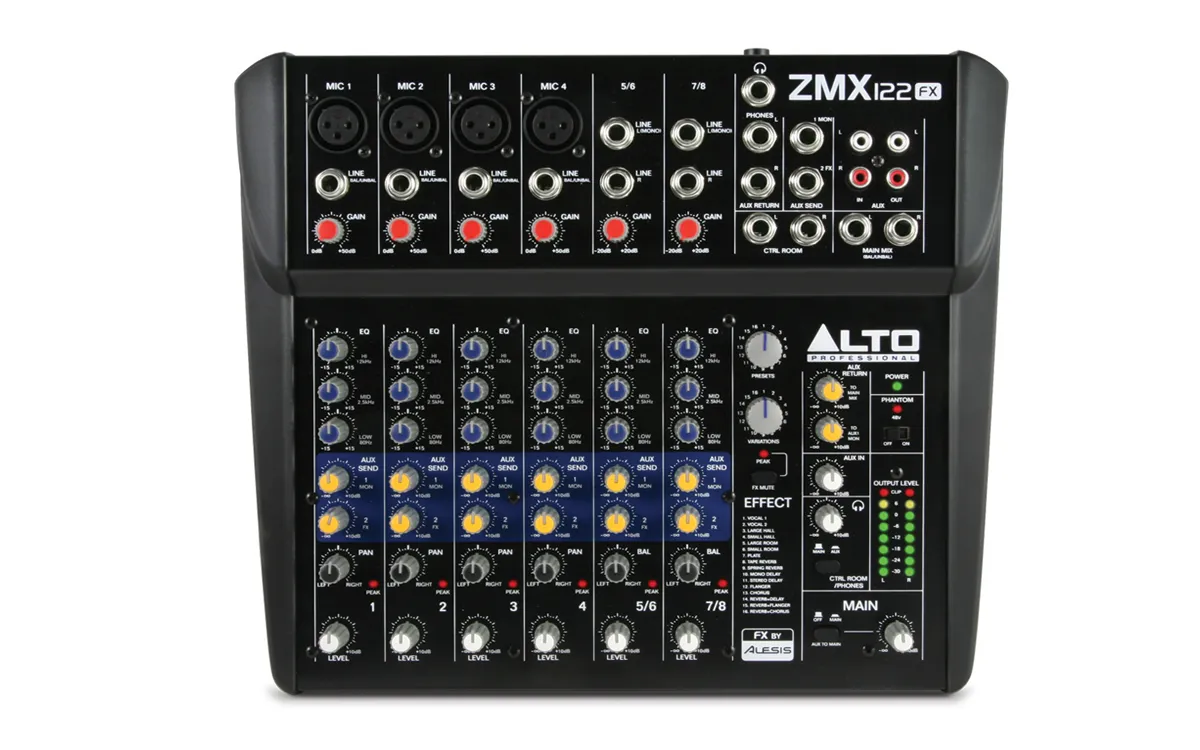 Alto ZEPHYR ZMX122FX Mixer