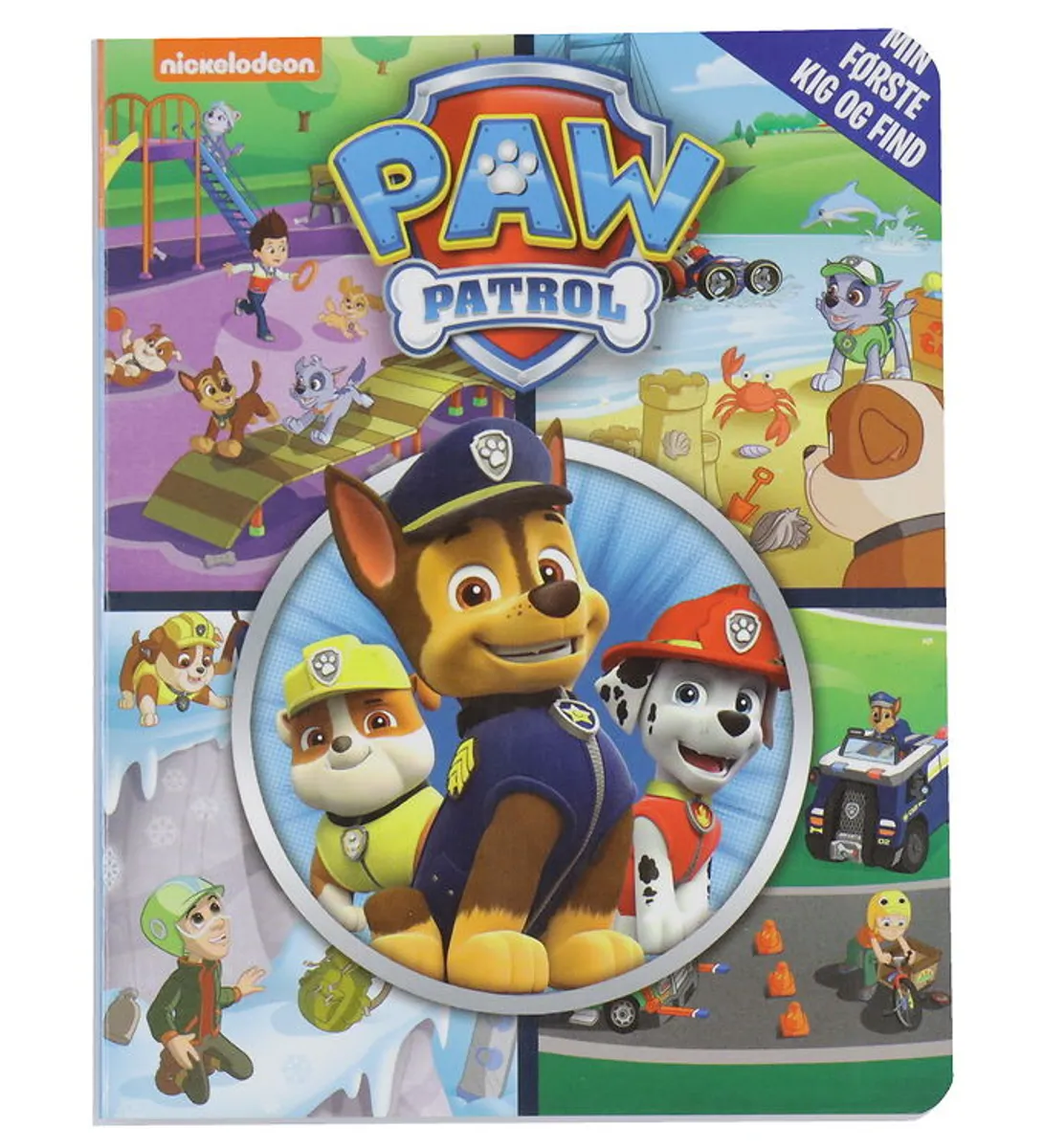 Alvilda Bog - Paw Patrol - Min Første Kig Og Find - Dansk