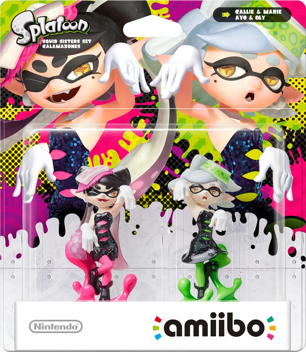 Amiibo Figurer - Splatoon - Squid Sisters Callie & Marie - Nintendo