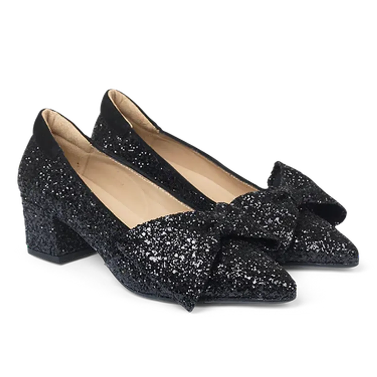 Angulus - Glitter Pump - 22-0182 - Sort - 37