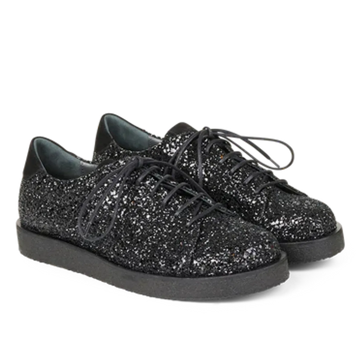 Angulus - Glitter Sneaker - 23-0591 - Sort - 36